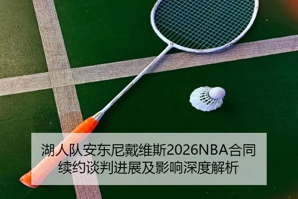 湖人队安东尼戴维斯2026NBA合同续约谈判进展及影响深度解析